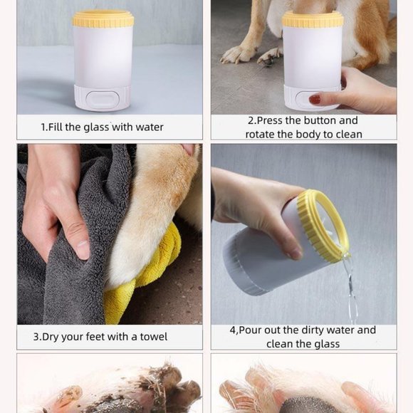Pet Paw Washing Accesories Cup Dog Paw Cleaner Ideal Gift - Picture 5 of 9